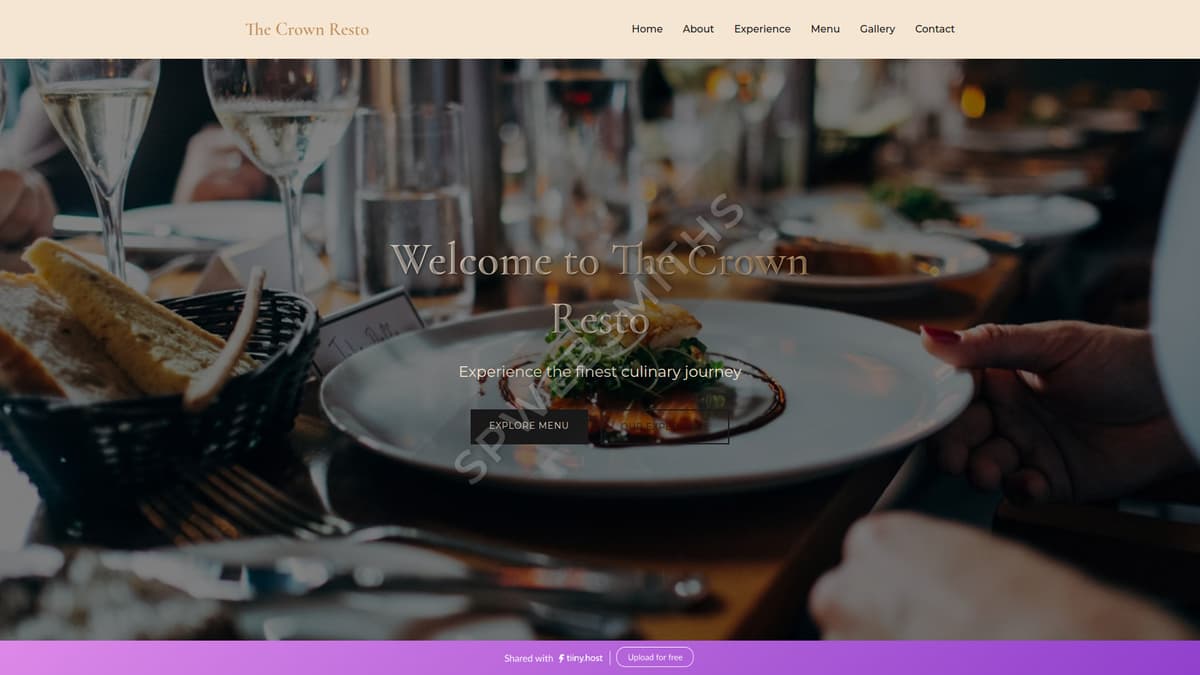 Restaurant Website